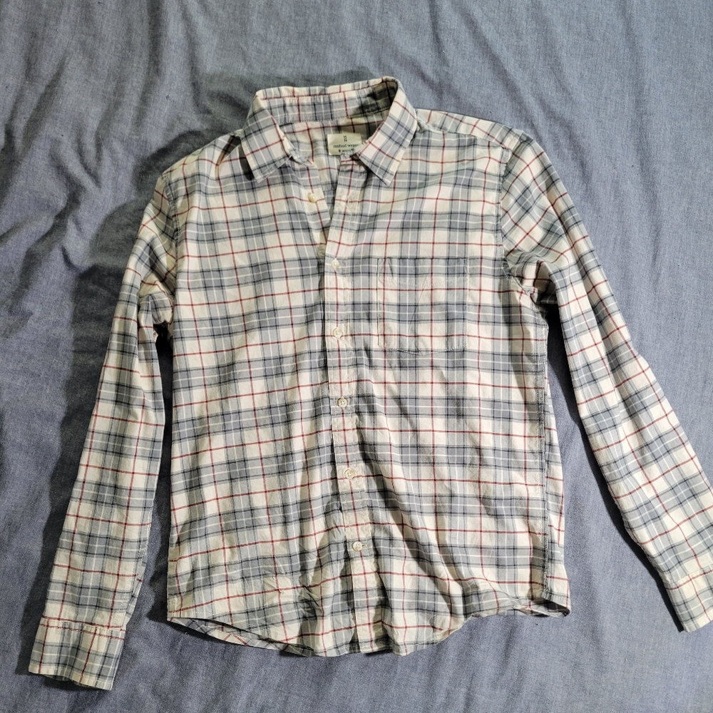 Mutual Weave - Men's M Plaid Shirt
